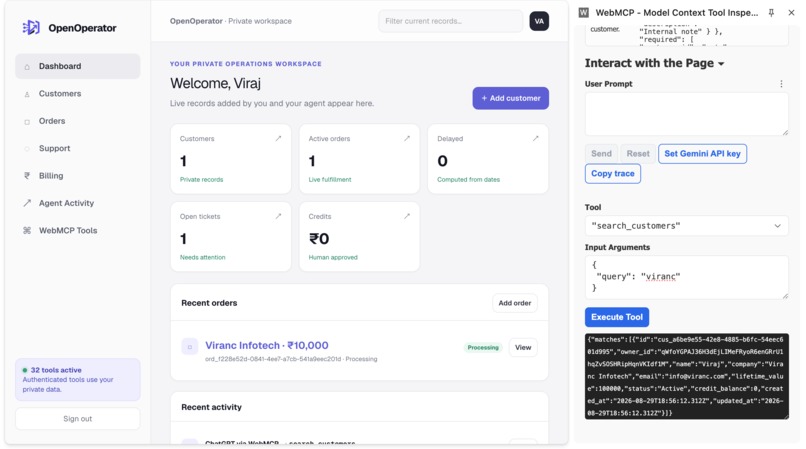 OpenOperator – screenshot 2