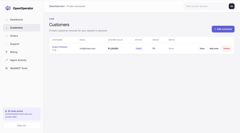 OpenOperator – screenshot 3