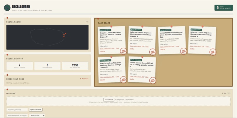 RecallGuard – screenshot 1