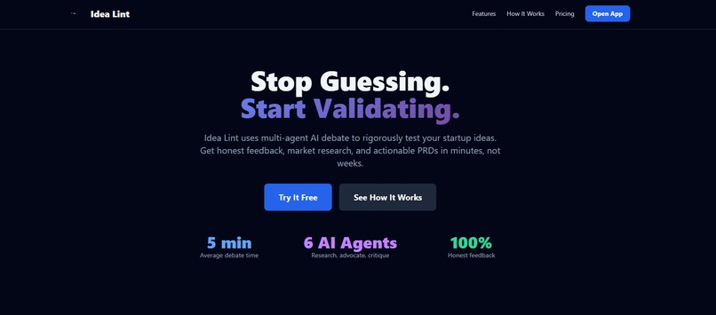 Idea Lint – screenshot 2