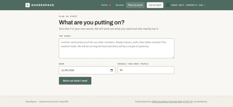 Sharespace – screenshot 2