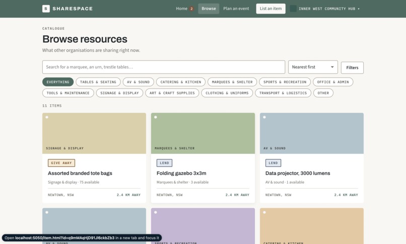 Sharespace – screenshot 3
