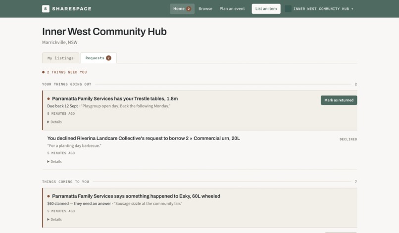 Sharespace – screenshot 4