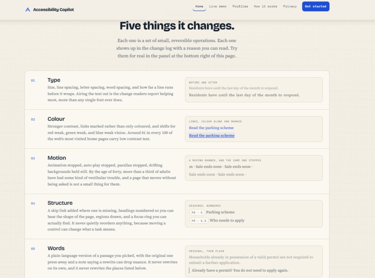 Accessibility Copilot – screenshot 3