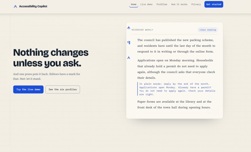 Accessibility Copilot – screenshot 5