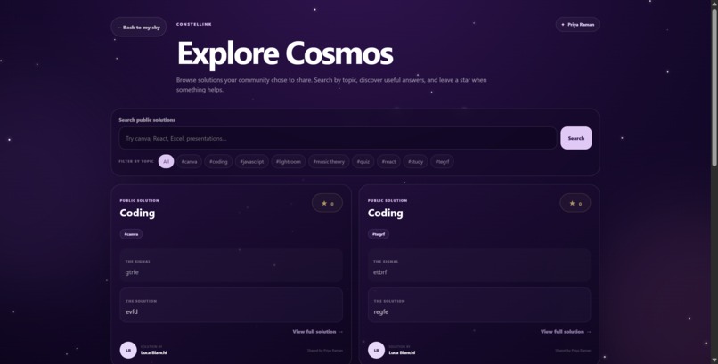 Constellink – screenshot 1