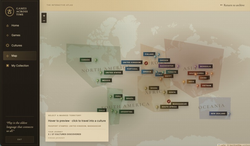 Cultural games – screenshot 3