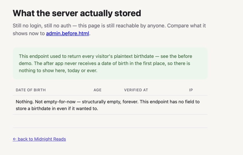 Midnight Reads – screenshot 1