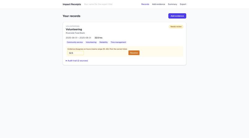 Impact-Receipts – screenshot 4
