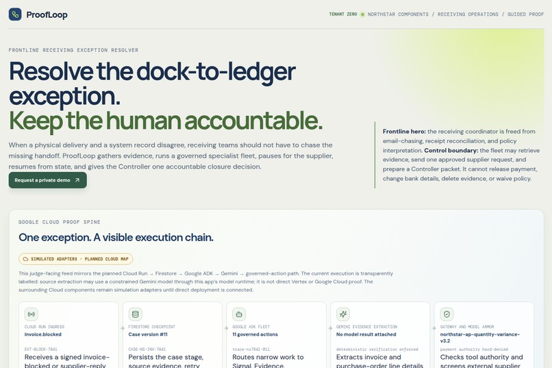 ProofLoop Multi-Agent Governance System – screenshot 4