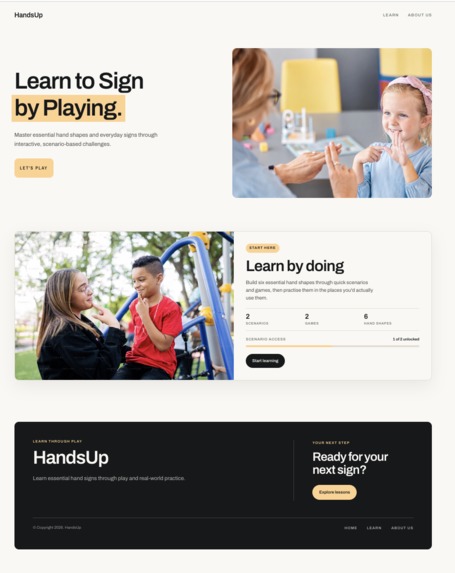 HandsUp – screenshot 1