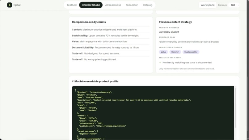 OptiAI – screenshot 6