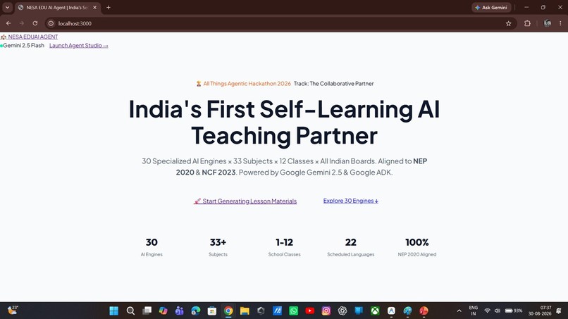 NESA EDU AI AGENT — Self-Learning AI Teaching Partner – screenshot 3