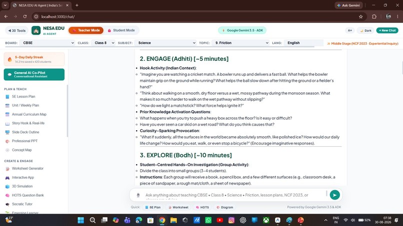 NESA EDU AI AGENT — Self-Learning AI Teaching Partner – screenshot 7