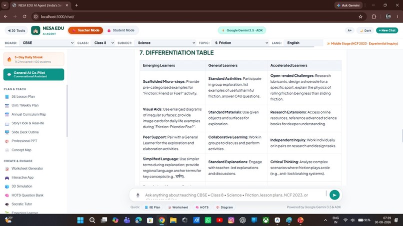 NESA EDU AI AGENT — Self-Learning AI Teaching Partner – screenshot 8