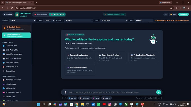 NESA EDU AI AGENT — Self-Learning AI Teaching Partner – screenshot 6