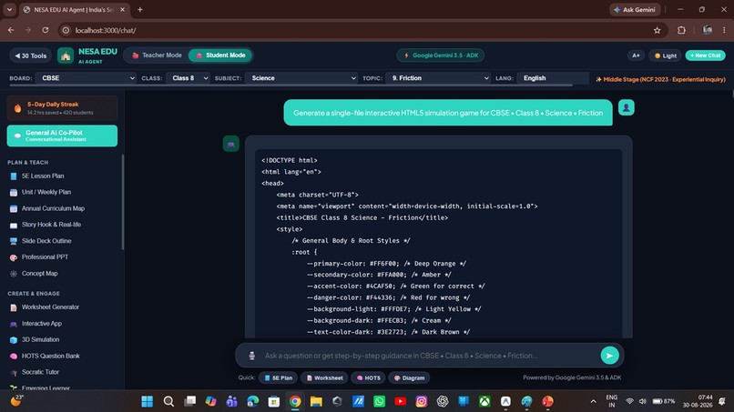 NESA EDU AI AGENT — Self-Learning AI Teaching Partner – screenshot 7