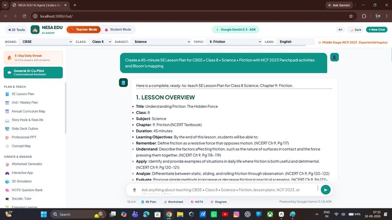 NESA EDU AI AGENT — Self-Learning AI Teaching Partner – screenshot 13