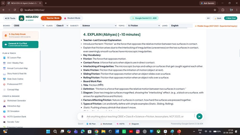 NESA EDU AI AGENT — Self-Learning AI Teaching Partner – screenshot 9