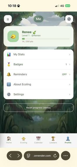 Ecolings – screenshot 1