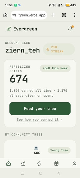 Evergreen – screenshot 2