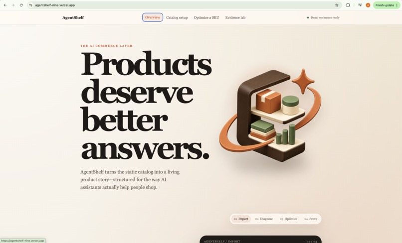 AgentShelf – screenshot 1