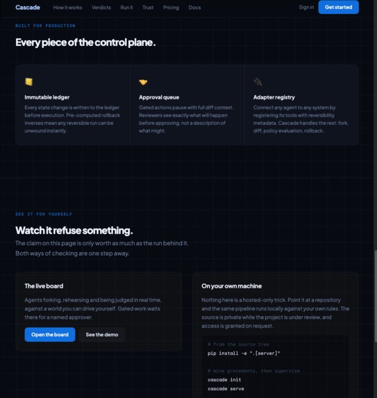 Cascade – screenshot 1