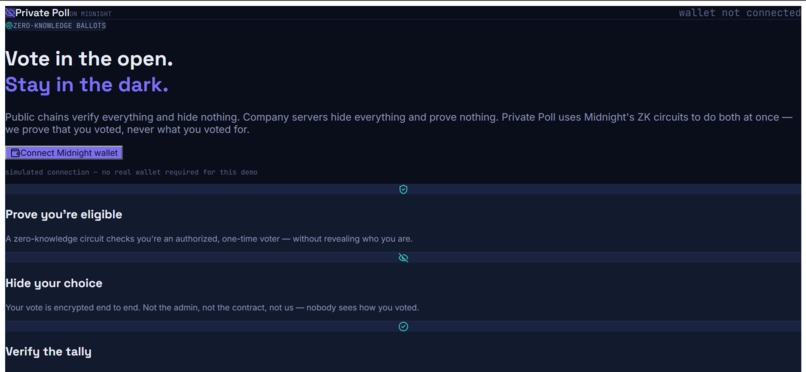 Private Poll – screenshot 1