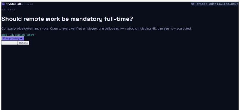 Private Poll – screenshot 2