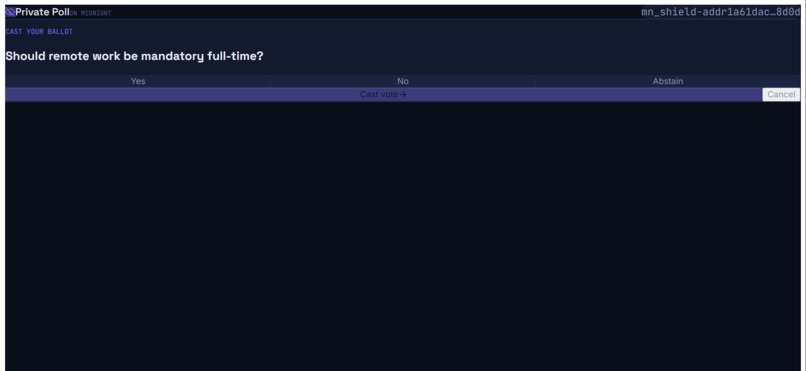Private Poll – screenshot 3