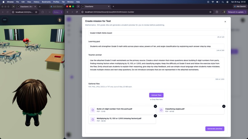AI Classroom Game – screenshot 3