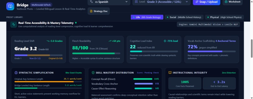 Bridge: Multimodal AI Textbook Leveler & Bilingual Reader – screenshot 2