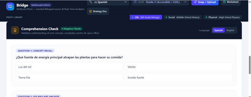 Bridge: Multimodal AI Textbook Leveler & Bilingual Reader – screenshot 3
