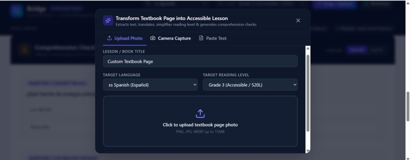 Bridge: Multimodal AI Textbook Leveler & Bilingual Reader – screenshot 4