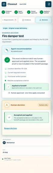 Closeout: Proof of Handoff – screenshot 6