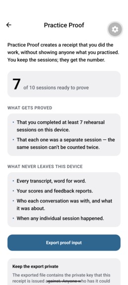 Practice Proof – screenshot 3