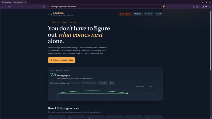 LifeBridge – screenshot 1
