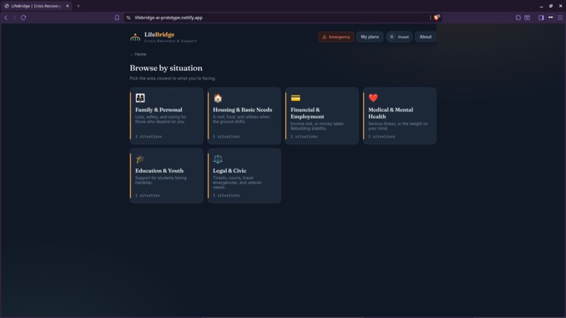 LifeBridge – screenshot 2