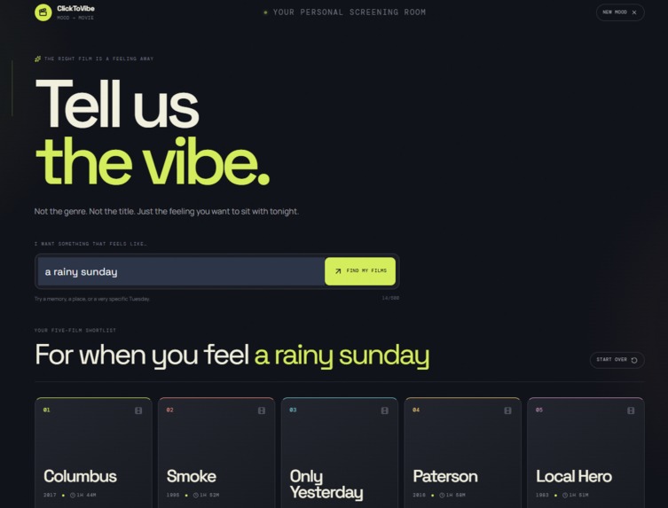 ClickToVibe – screenshot 2
