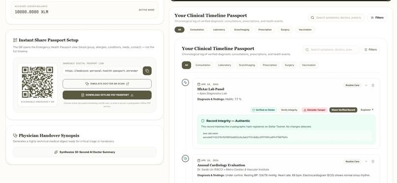 MediSync Passport – screenshot 2
