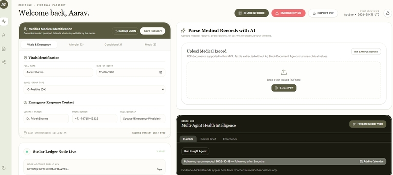 MediSync Passport – screenshot 3