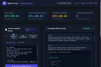     AgentLedger: Zero-Trust Accounting & Ledger Fleet
