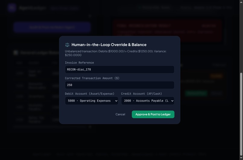    AgentLedger: Zero-Trust Accounting & Ledger Fleet – screenshot 6