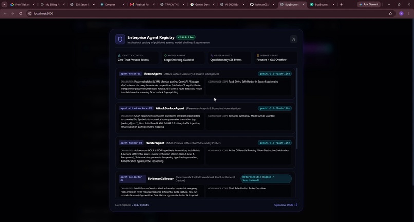BugBounty Swarm — Autonomous Multi-Agent Security Fleet – screenshot 2