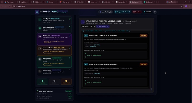 BugBounty Swarm — Autonomous Multi-Agent Security Fleet – screenshot 3