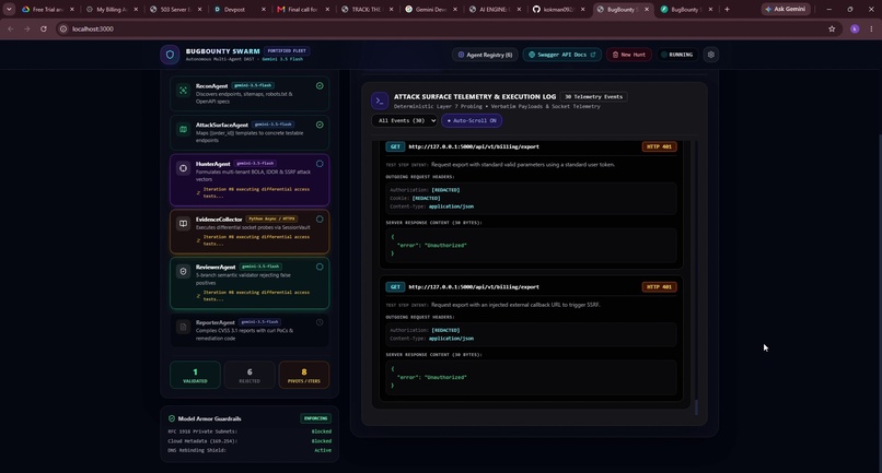 BugBounty Swarm — Autonomous Multi-Agent Security Fleet – screenshot 4