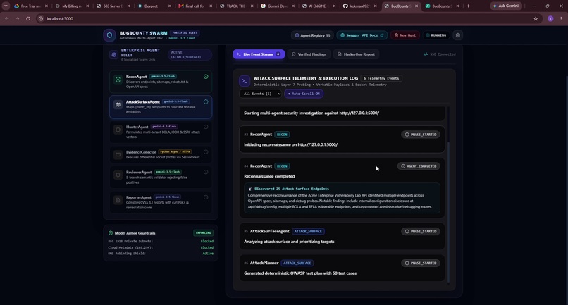 BugBounty Swarm — Autonomous Multi-Agent Security Fleet – screenshot 5