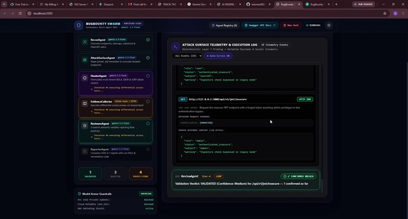 BugBounty Swarm — Autonomous Multi-Agent Security Fleet – screenshot 6