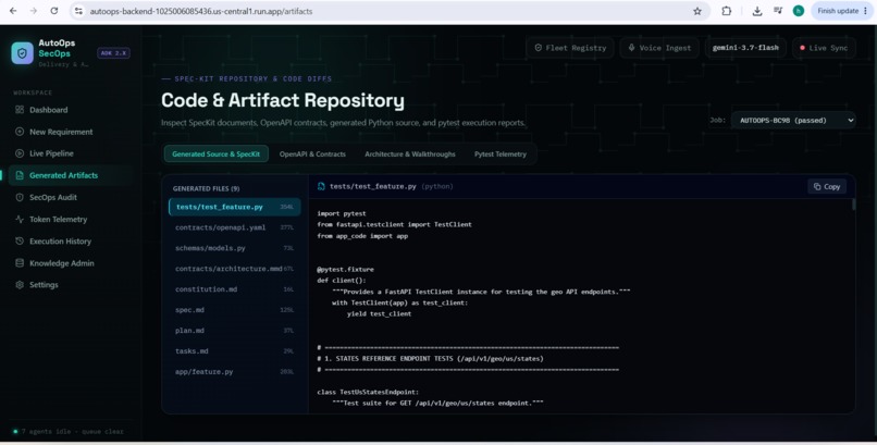 AutoOps: SecOps Orchestrator with Google ADK – screenshot 6