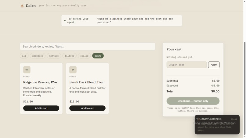 Cairn: Agent Fills, Human Checks Out – screenshot 8